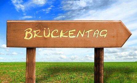 Brückentag Wir machen Urlaub